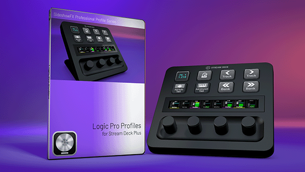 Logic Pro MC Stream Deck Plus — sideshowfx